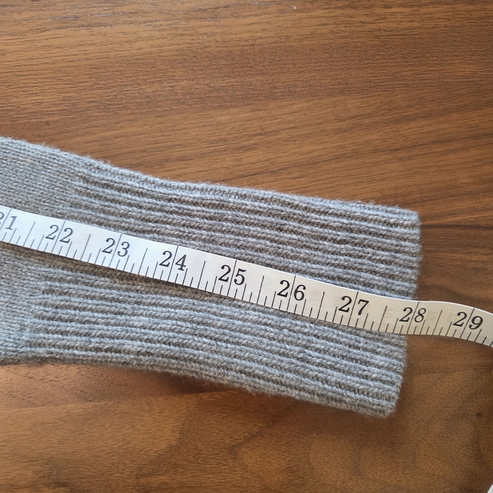 J. Crew Wool Cashmere Blend Turtleneck Sweater Heather Gray, Size Small - Picture 8 of 13